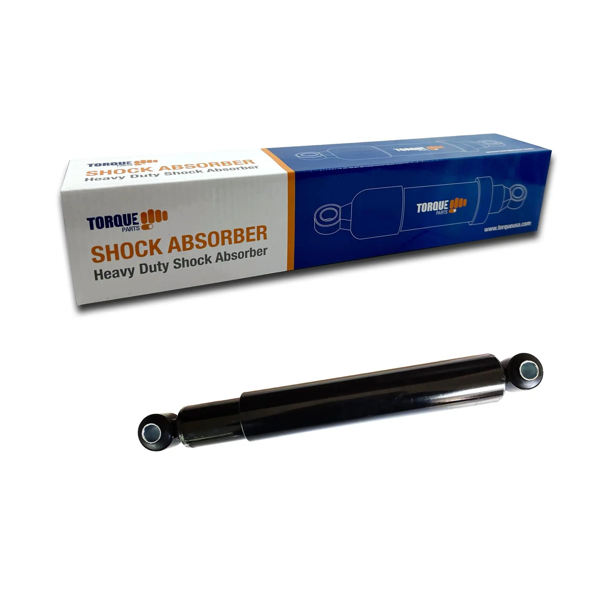TORQUE 85045 Heavy Duty Rear Suspension Shock Absorber Replaces Hendrickson S23651, 665733, 665760, 665767, B22311, B22862, B23651, S22311, S22862 Ingersoll 65351103 Holland 665454 Reyco 665830