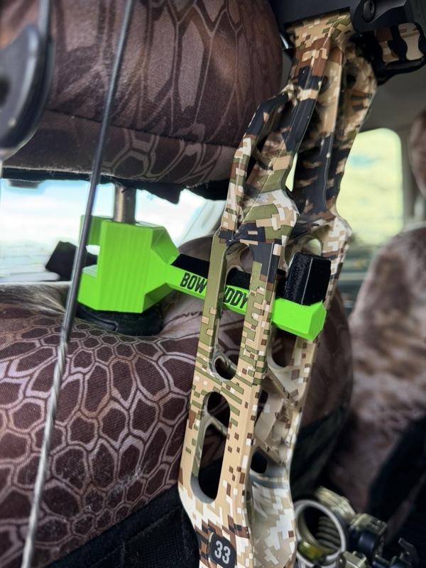 Twist-On 3.0 Bow Buddy Universal Bow Hanger for Trucks & SUVs Quick No-Tool Install with Spacer Ring & Rubber Pad Vehicle Accessories Organizer