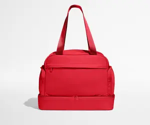 Featherlight Overnight Bag in Cherry Red