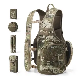 【Early Bird Mega Deal】Tidewe FlexGrid Turkey Vest | Modular Lightweight Turkey Hunting Seat Vest | Magnetic Silent Pockets for Mobile Hunters