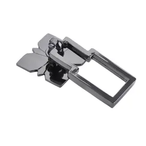 Utopia Alley HW268PLGM021 Steffi Cabinet Ring Pull Knob - Vintage Cabinet Hardware with Hand Finished Gun Metal, 2.5"