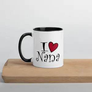 I Love Nana Colored Mug