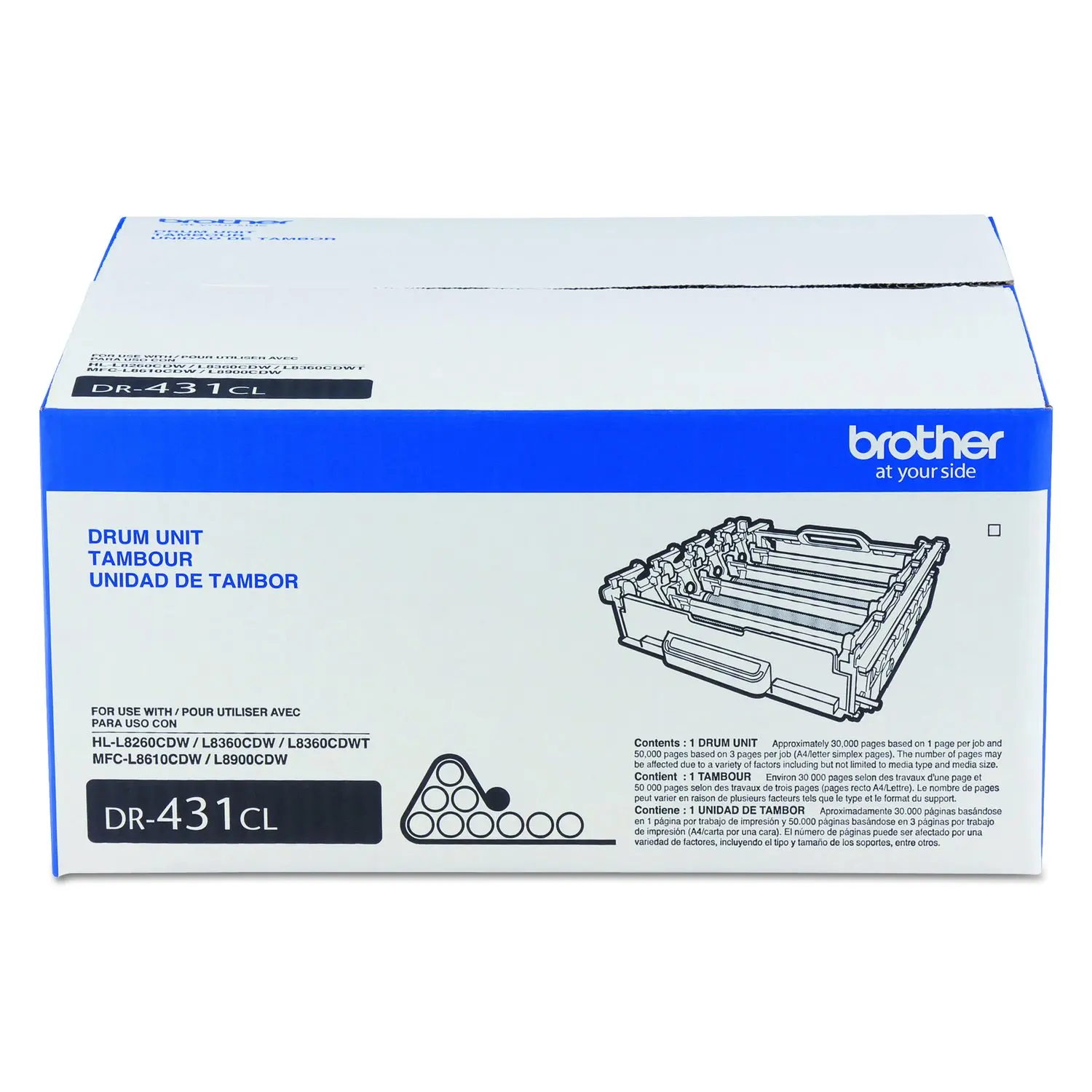 Brother DR431CL Genuine Drum Unit (30,000 Pages)