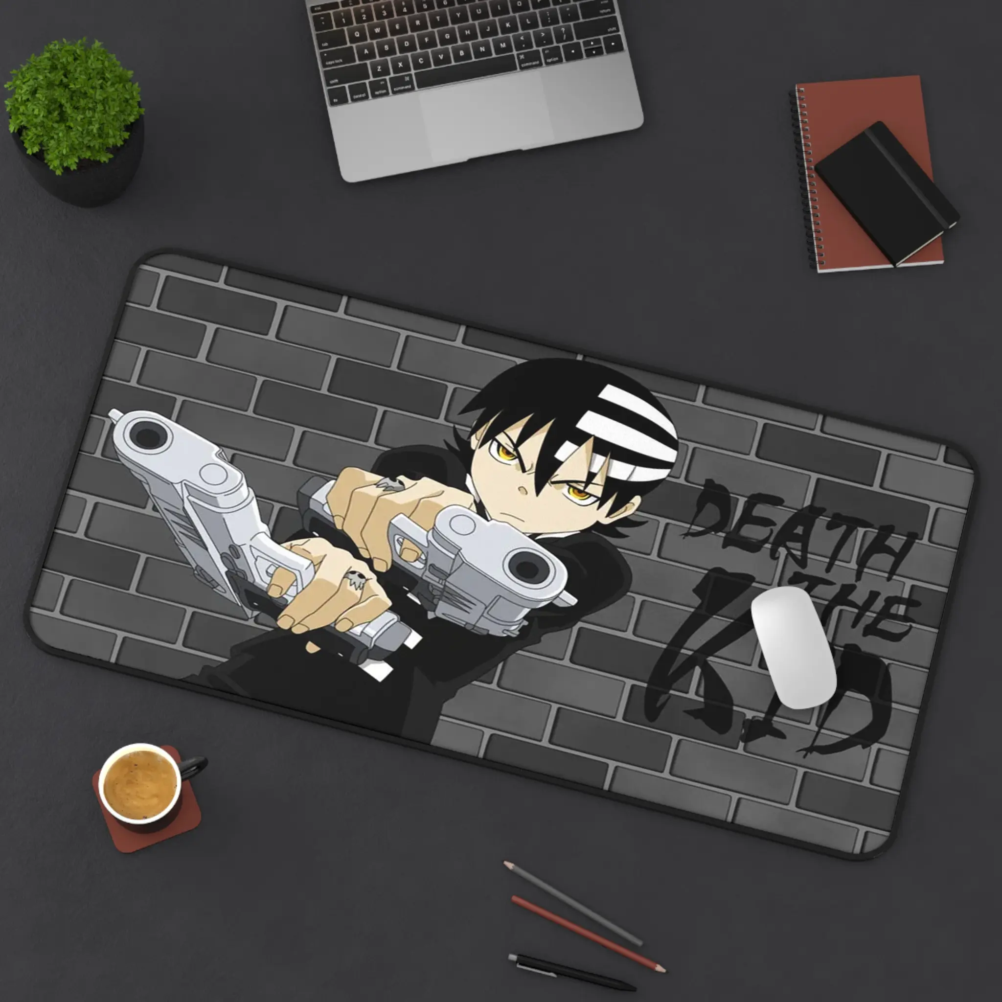 Anime Death Kid Desk Mat XXL – Smooth Control Gaming Mousepad for Keyboard & Mouse