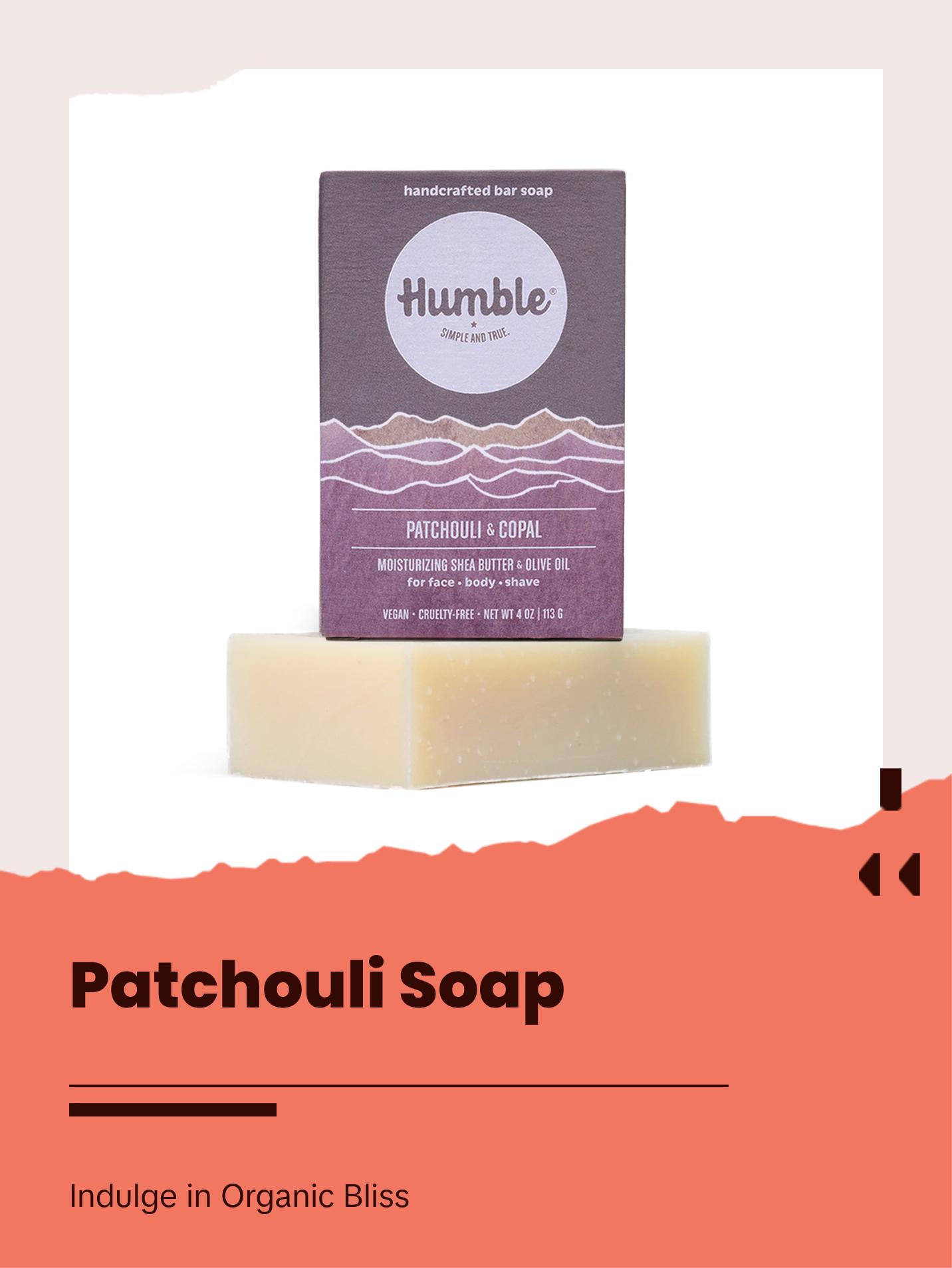 Humble Brands Moisturizing Patchouli & Copal Bar Soap Humble Brands Moisturizing Patchouli & Copal Bar Soap