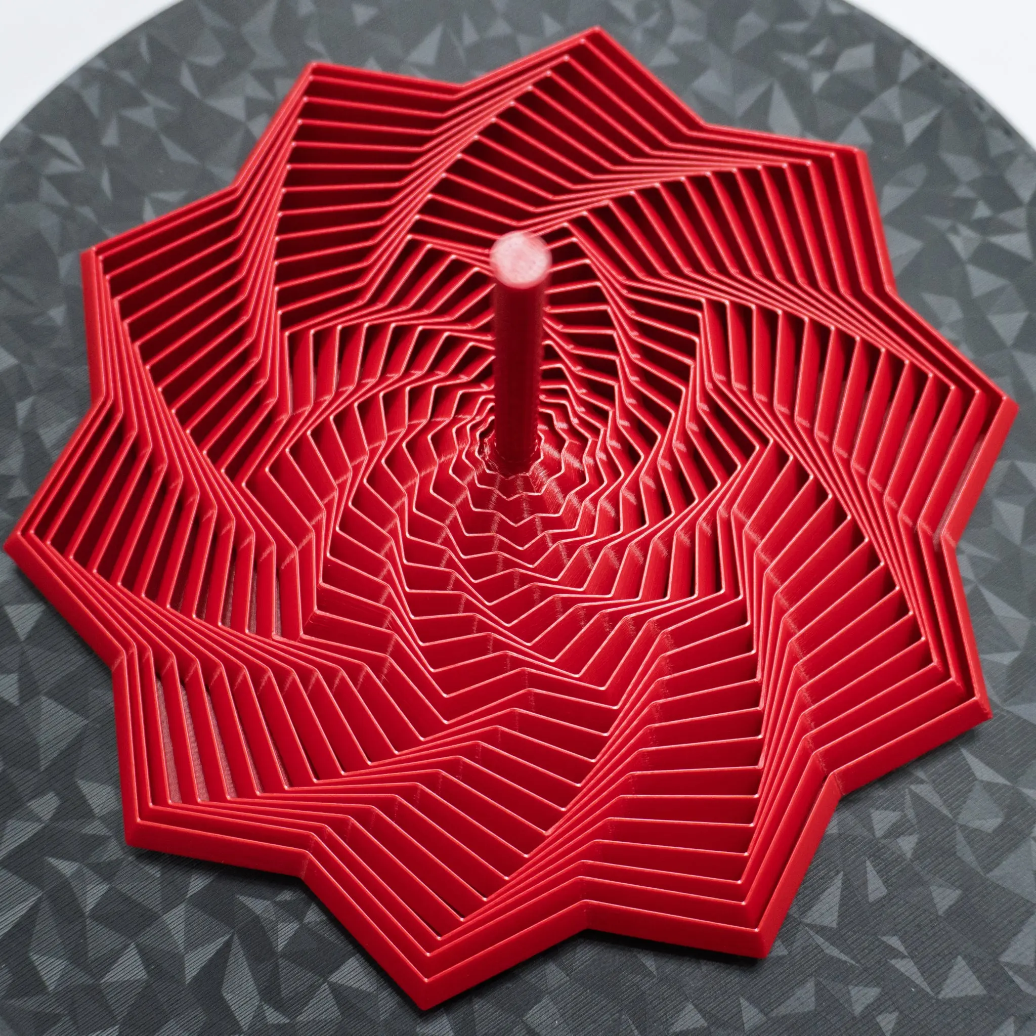 AbelPrints Expandable Fidget Star Wand 3D Printed Sensory Toy Made in USA Ships in 1 Day for Stress Relief Focus and Fidgeting Fun