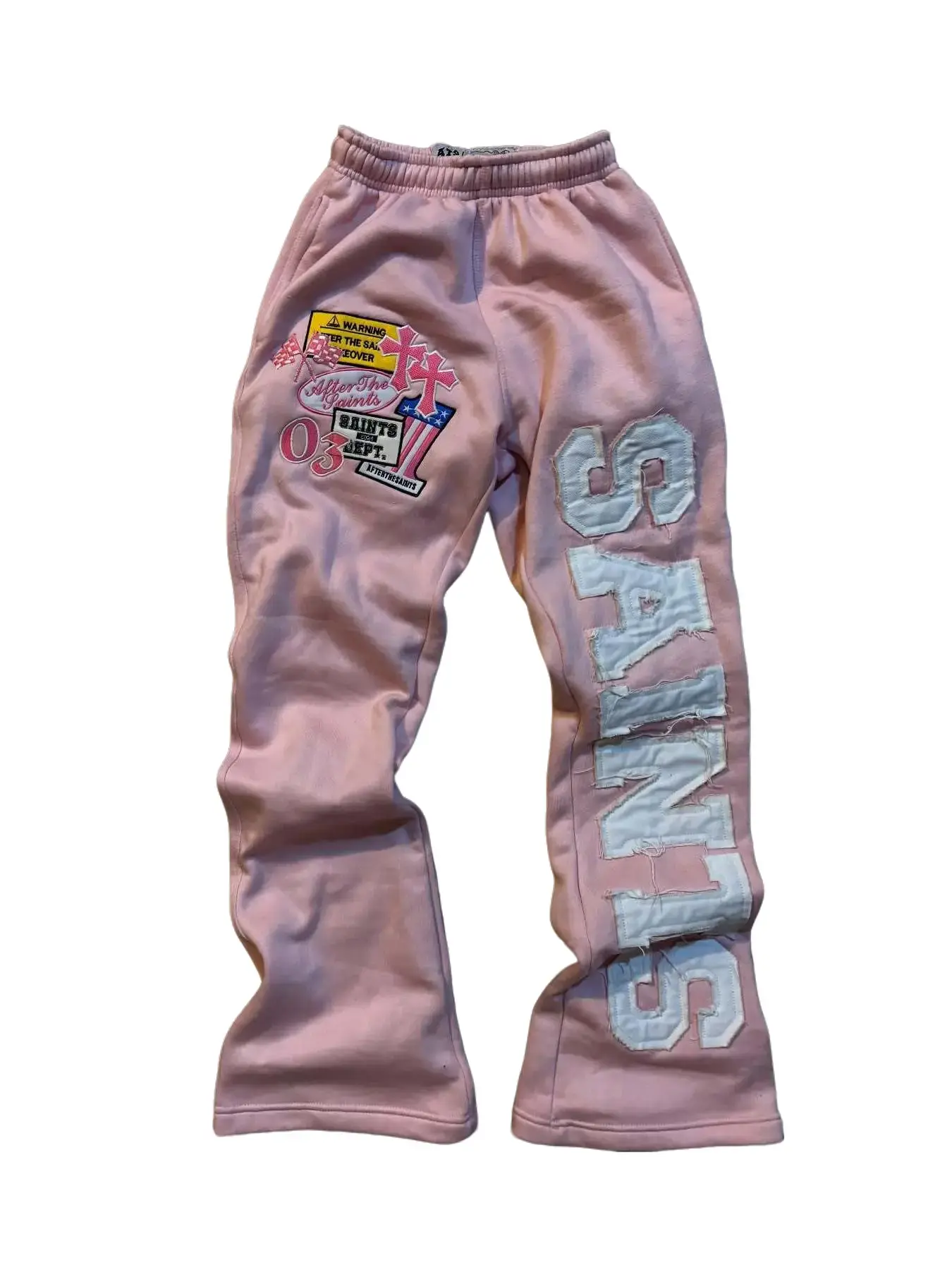 Women's Loose Hip Letter Print Joggers - Comfortable Streetwear Pants for Everyday Autumn-Winter Outdoor, Shopping Use
