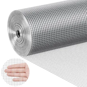 1/4" 23-Gauge Hot Dipped Galvanized Hardware Cloth | 36" x 100 ft Wire Mesh Roll for Chicken Coop, Rabbit Cage, Garden Fencing & Small Animal Enclosures