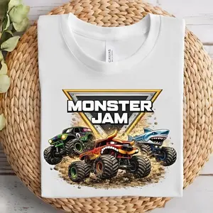 Youth and Adult Monster Truck Racing Graphic T-Shirt, Monster Jam shirt, Off-Road Motorsports Tee, Cool Truck Fan Outfitm, Monster Truck Fan Gift, Racing Fan Gift, Funny Shirt, Youth clothing, gift for son and daughter, summer outfit, holiday outfit