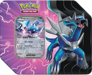Pokemon TCG: Scarlet & Violet Azure Legends Tin - Dialga ex (5 Packs)