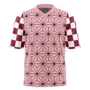 Nezuko Kamado Demon Slayer American Football Jersey 2026 Men's and Women's American Football Jerseys, Rugby Jerseys, Sportswear, Training Jerseys, T-shirts, Quick-Drying Tops - Hot Trend 2026