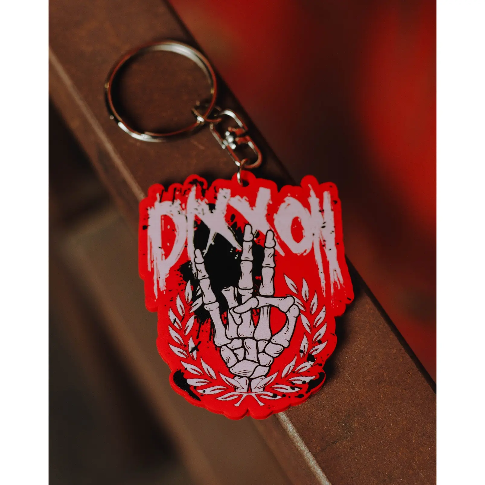 Shocker Keychain - Black & Red