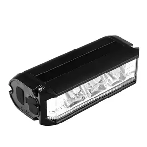 Night riding bicycle light kit, high-brightness LED bicycle lights, integrated high and low beams, USB rechargeable bicycle headlight kit, waterproof bicycle headlight and taillight, suitable for adults, children and mountain bikes.