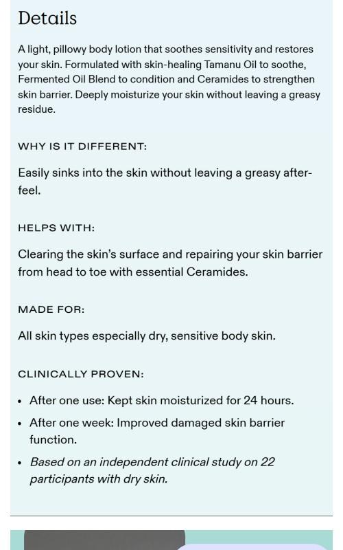 KraveBeauty Great Body Relief Non-Greasy Body Lotion For All Skin Types Especially Sensitive & Eczema Prone