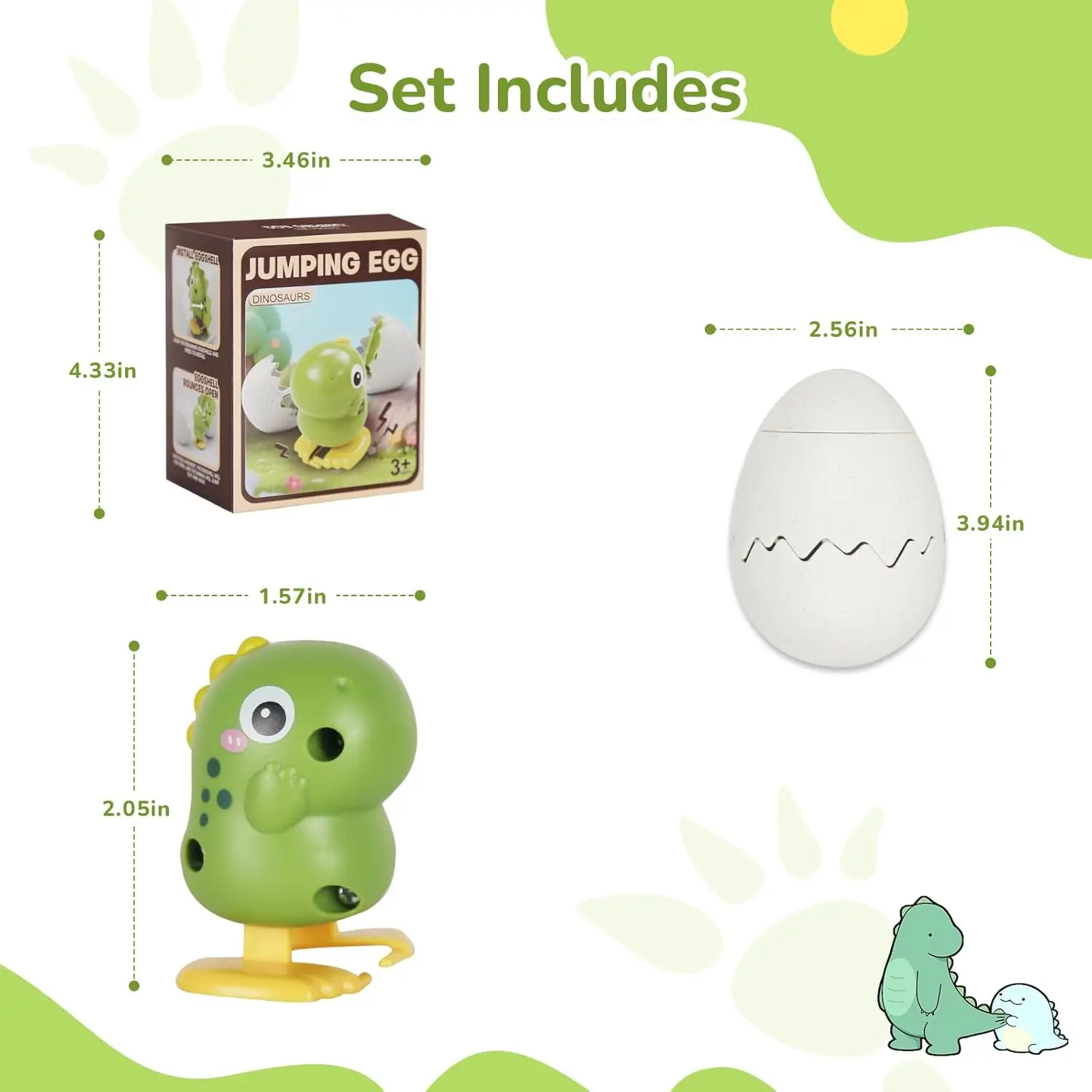 The Best Easter Eggs】Wind-up Dinosaur Toy,with Hilarious Wind-Up The Best Easter Eggs】Wind-up Dinosaur Toy,with Hilarious Wind-Up