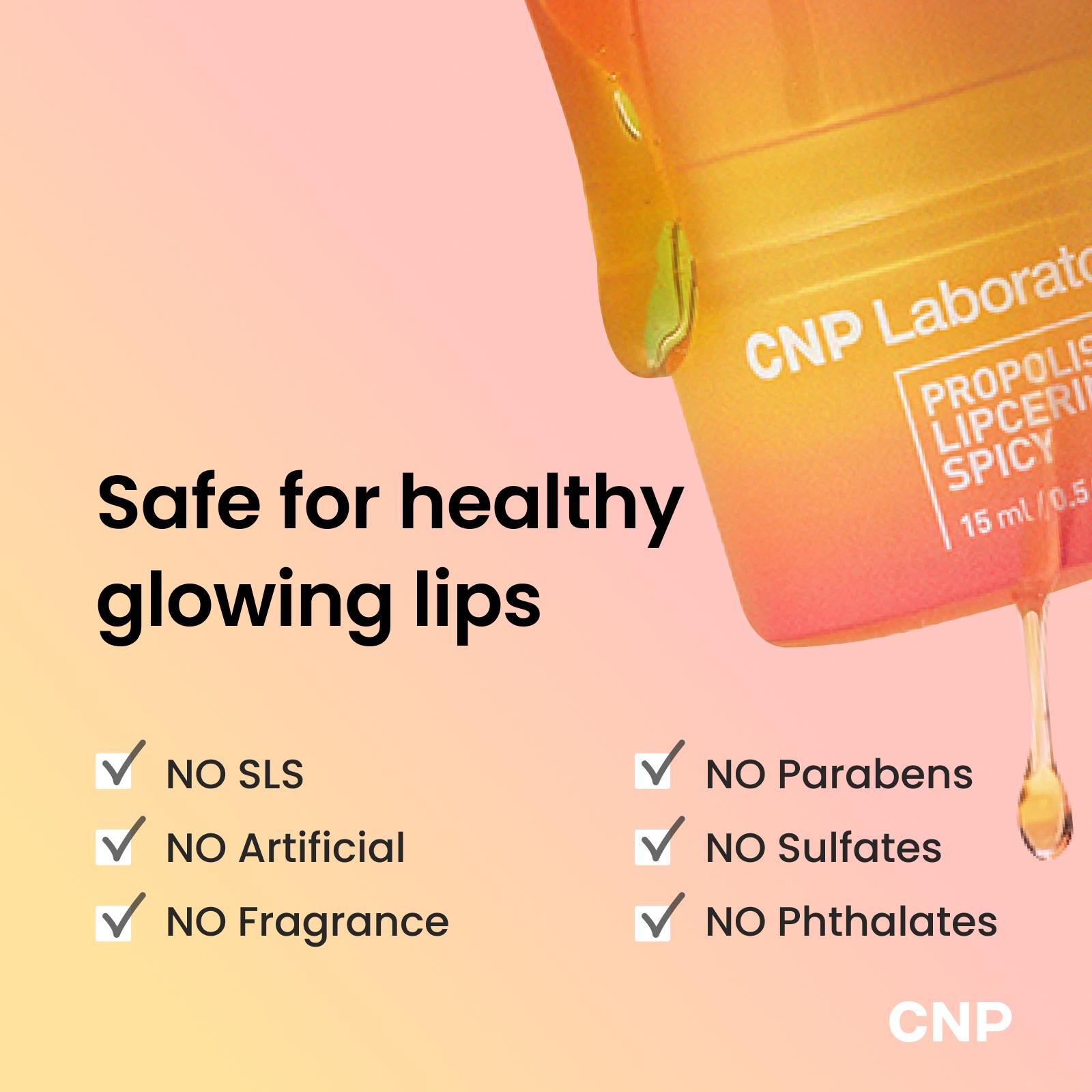 Honey Lip Plumper Spicy (Mint Flavor), Propolis Lipcerin, Hydrating Overnight Manuka Lip Butter & Balm & Mask, 12hrs Long-lasting Moisture, Gentle Exfoliation, Korean Skin Care, Shea Butter, Deep Nourish (0.5 fl.oz / 15ml)