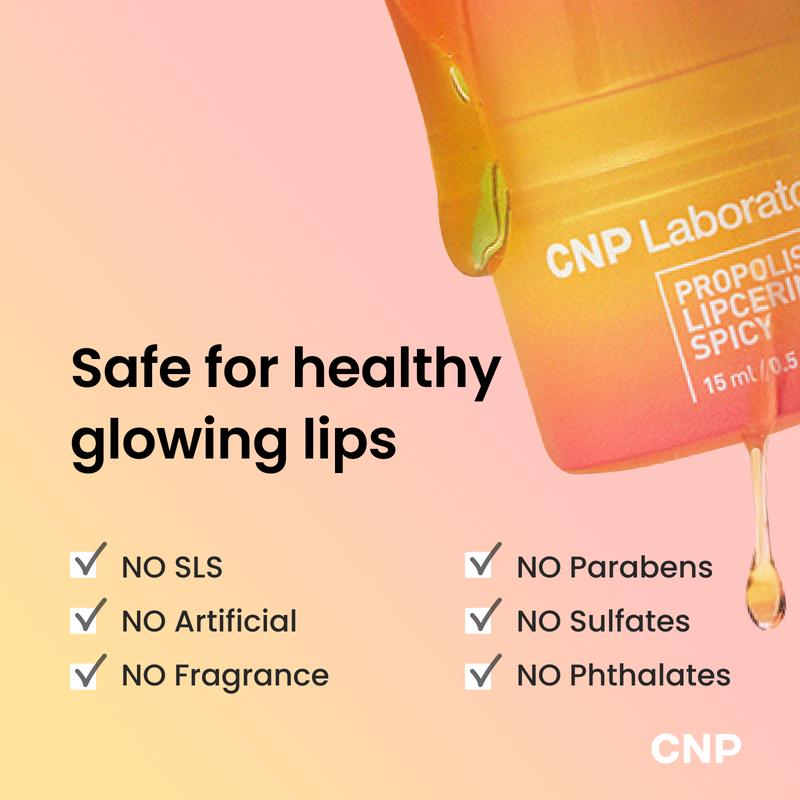 Honey Lip Plumper Spicy (Mint Flavor), Propolis Lipcerin, Hydrating Overnight Manuka Lip Butter & Balm & Mask, 12hrs Long-lasting Moisture, Gentle Exfoliation, Korean Skin Care, Shea Butter, Deep Nourish (0.5 fl.oz / 15ml)