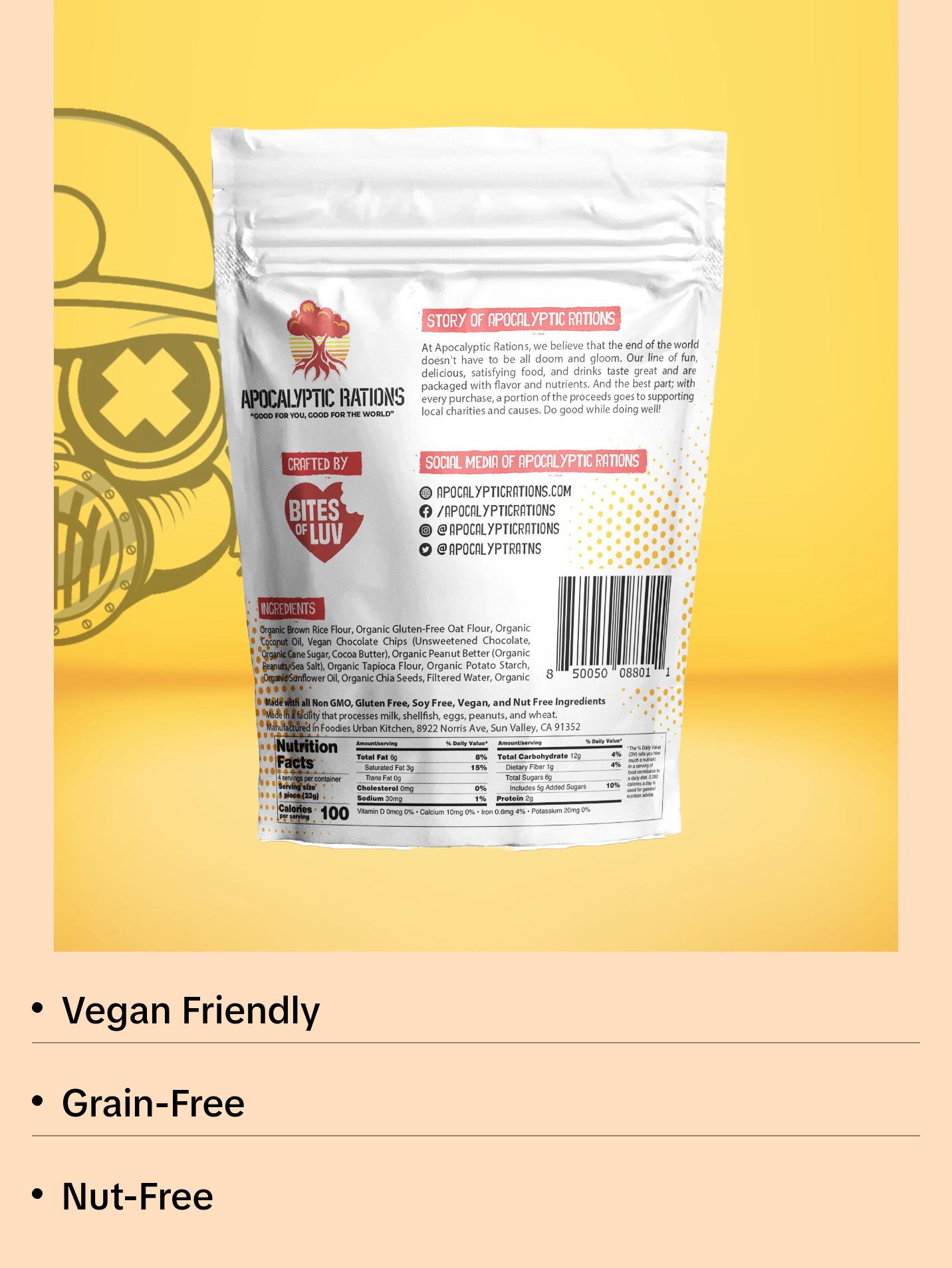 Peanut Butter Raw Cookie Bites - Apocalyptic Queen #521