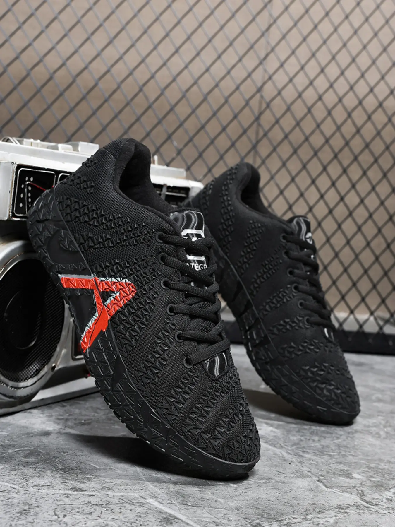 Unisex Trendy Simple Sport Shoes, Athletic Shoes, Low-Top Anti-Slip Wear-Resistant Patchwork Indoor Outdoor Sports Shoes, Basketball Training Daily Use