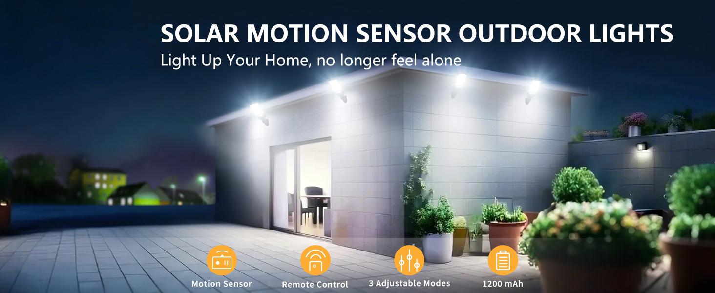 【Upgraded: Brighter】4 Sets Solar Powered LED Street Lights – Smart Remote & IP65 Motion Sensor – 3 Modes (Security/Dim/Highlight) for Pathways, Garages, Backyards & Front Yards – Heavy-Duty Waterproof Lighting Solution for Home & Outdoor Areas 【Upgraded: Brighter】4 Sets Solar Powered LED Street Lights – Smart Remote & IP65 Motion Sensor – 3 Modes (Security/Dim/Highlight) for Pathways, Garages, Backyards & Front Yards – Heavy-Duty Waterproof Lighting Solution for Home & Outdoor Areas