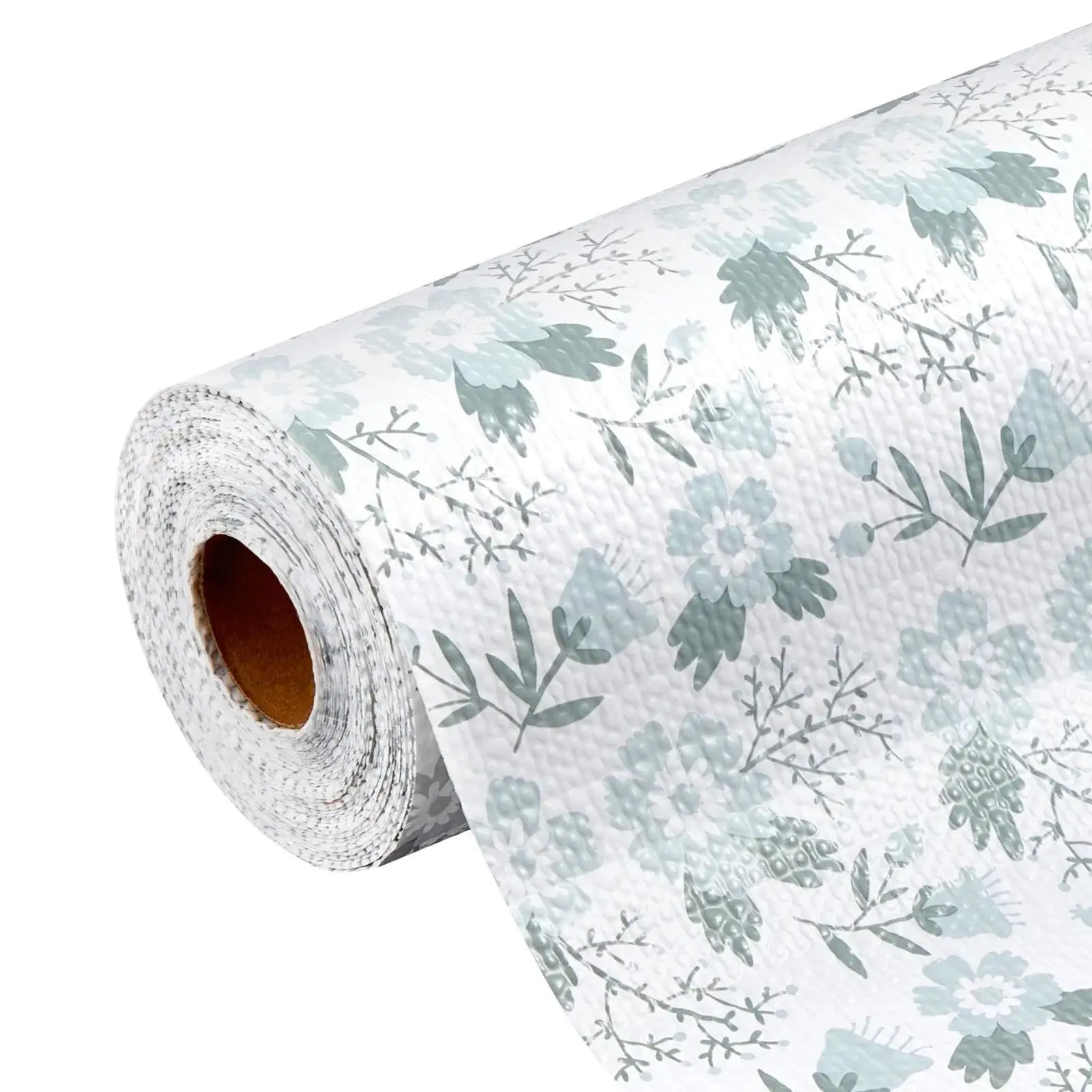 【Summerfinds】VEVOR Drawer and Shelf Liner for Kitchen Cabinet,  Non-Adhesive Non-Slip Thick Refrigerator Liners, Waterproof Shelf Paper, Cupboard Bathroom Drawer Mats, PVC Fridge Lining for Shelves, Floral, 23 FT