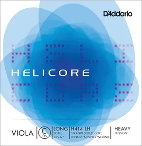 D'Addario Helicore Viola Single C String, Long Scale, Heavy Tension