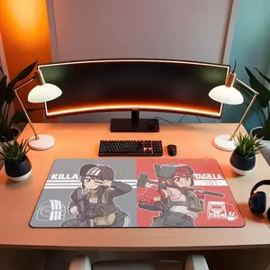 Escape From Tarkov Killa Tagilla Desk Mat, Chibi Gaming Mouse Pad, Fps Streamer Setup Decor, Large Pc Desk Mat, Desk Mat, PC Accessories.