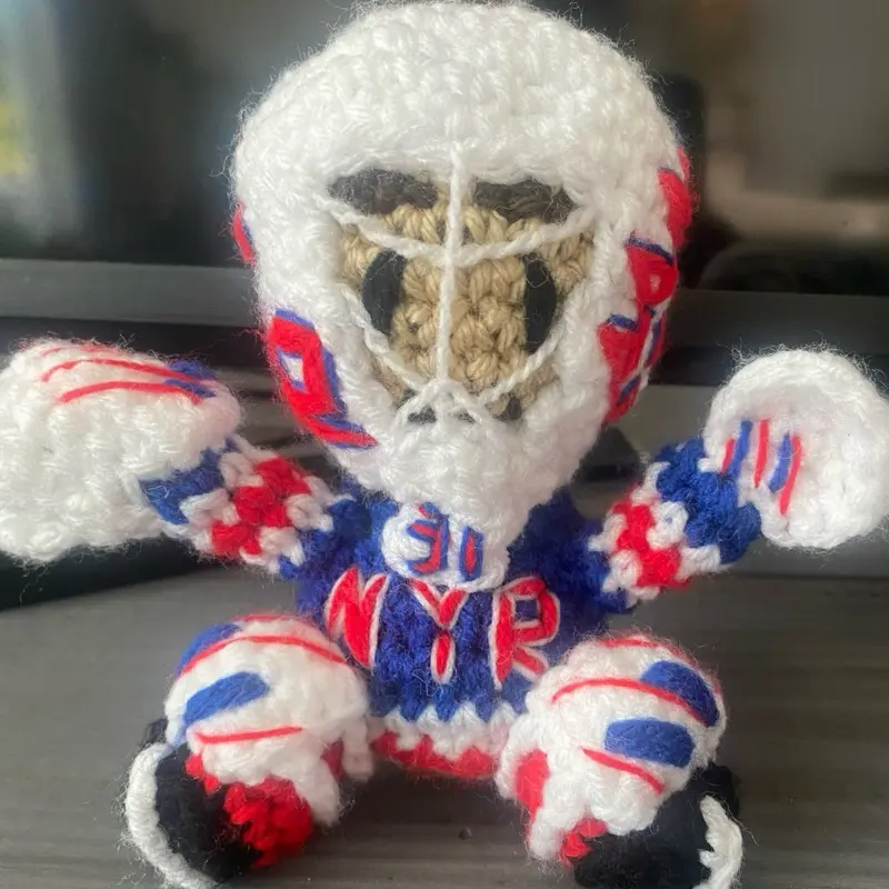 Mini amigurumi Igor Shesterkin Crocheted Doll