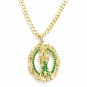 Santa with a Cuban chain 24 inches long