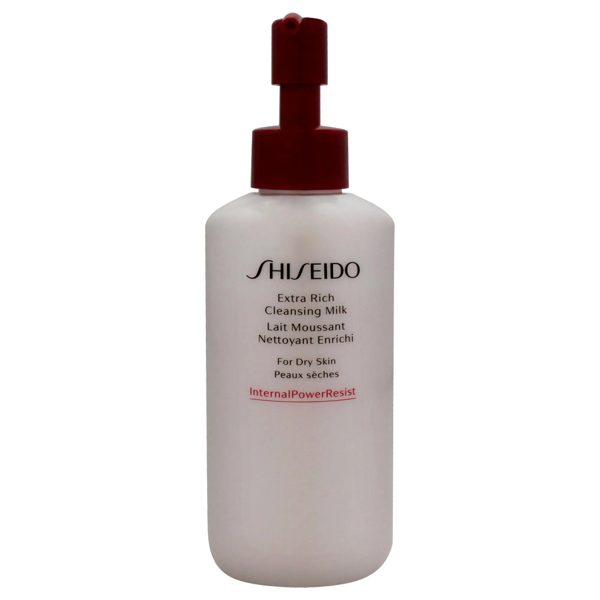 Shiseido Extra Rich Cleansing Milk Facial Wash for Women - 4.2 fl oz Tester Bottle, Apply Gently