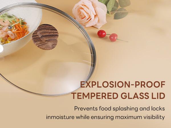 17 Pcs Nonstick Pots and Pans, Non-toxic Kitchen Cooking Set with Stay-Cool Handles