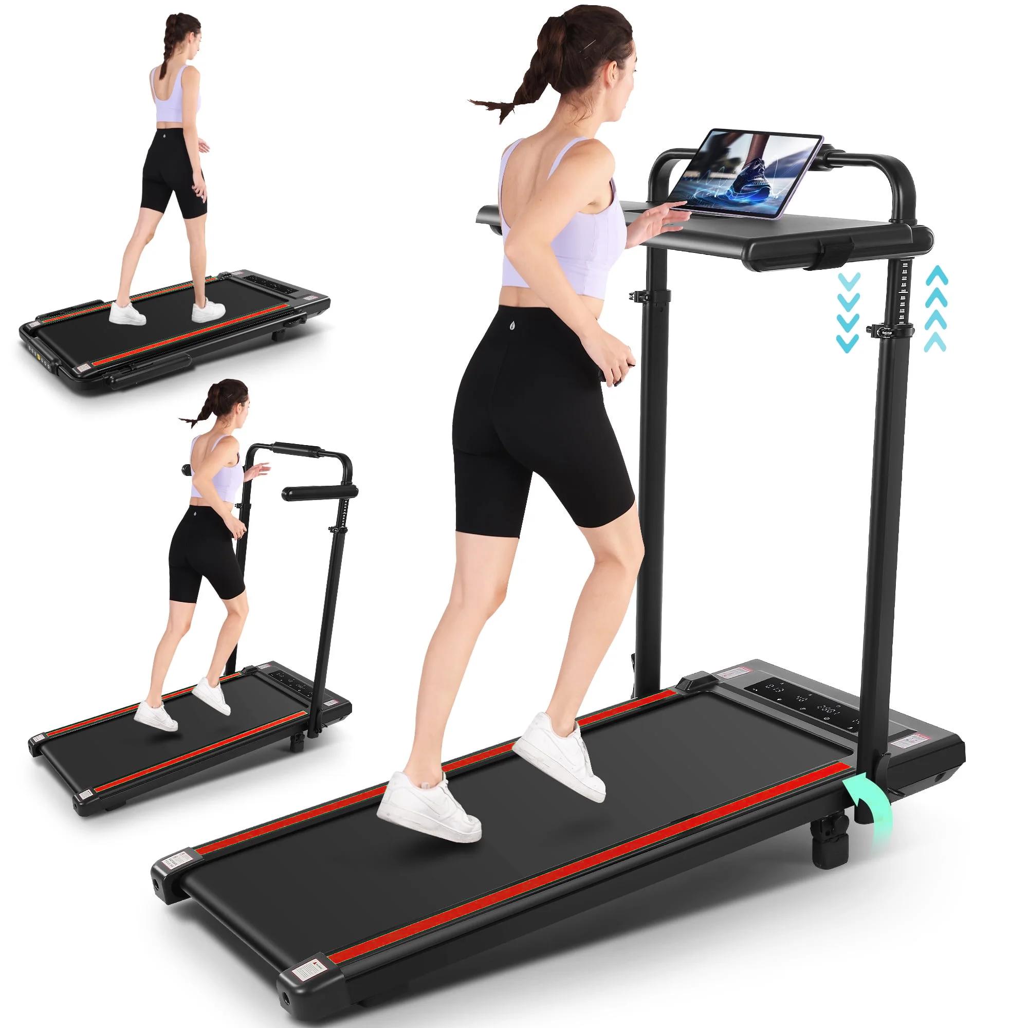 【New Year Special Offer】8-in-1 Under Desk Treadmill Walking Pad - Adjustable Height & Incline, Foldable Home Treadmill with 3 Control Modes, 350lbs Capacity, No Assembly Required 【New Year Special Offer】8-in-1 Under Desk Treadmill Walking Pad - Adjustable Height & Incline, Foldable Home Treadmill with 3 Control Modes, 350lbs Capacity, No Assembly Required