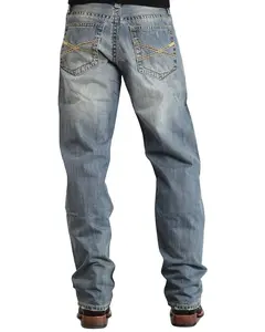 Stetson Men's 1520 Fit Classic "X" Stitched Jeans Big And Tall - 11-004-1520-0030 Bu_T
