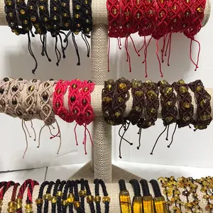 Pulseras tejidas a mano y con Ámbar Original