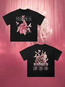 [Sale Up To 30%] + [Free Ship] Car-B Little Miss Drama 2026 Shirt, Vintage Rap Concert Tee, Cdibi Fan Graphic Double Sided Tee, Rap Queen Concert Shirt