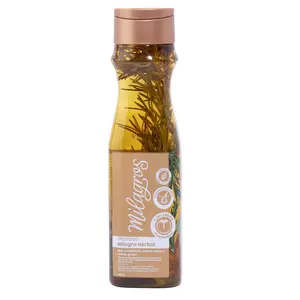 Milagros Shampoo Herbal 450ml Ginger and Rosemary, hair loss, anti-dandruff, growth & shine Haircare Hypoallergenic Comfort