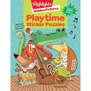 Playtime Sticker Puzzles Paperback – Sticker Book, November 1, 2013