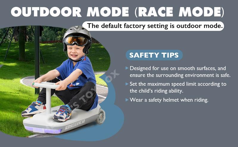 Kidscleancar 3-in-1 Electric Ride-On Go Kart – Fun Riding & Floor-Cleaning Toy (Perfect Gift for Ages 3-8) Low Center Of Gravity Indoor Outdoor Safety