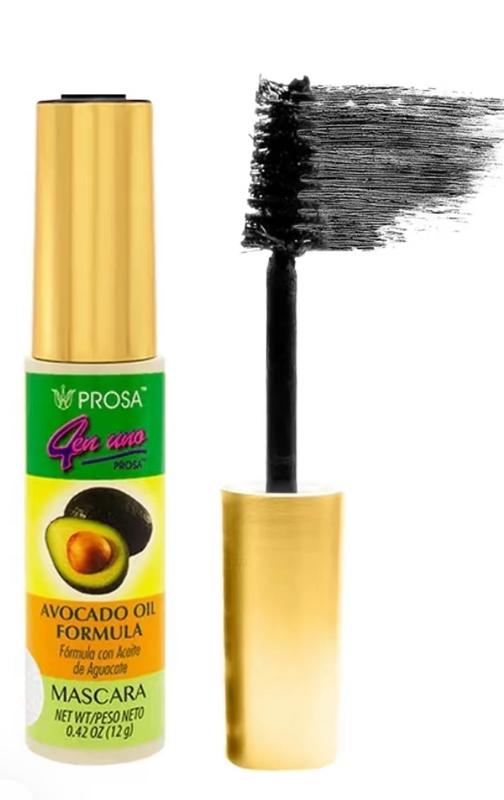 Prosa 4-in-1 Mascara with Avocado Extract Eyelash Cosmetic Makeup Nourishing Waterproof Formula 13ml - Water Proof