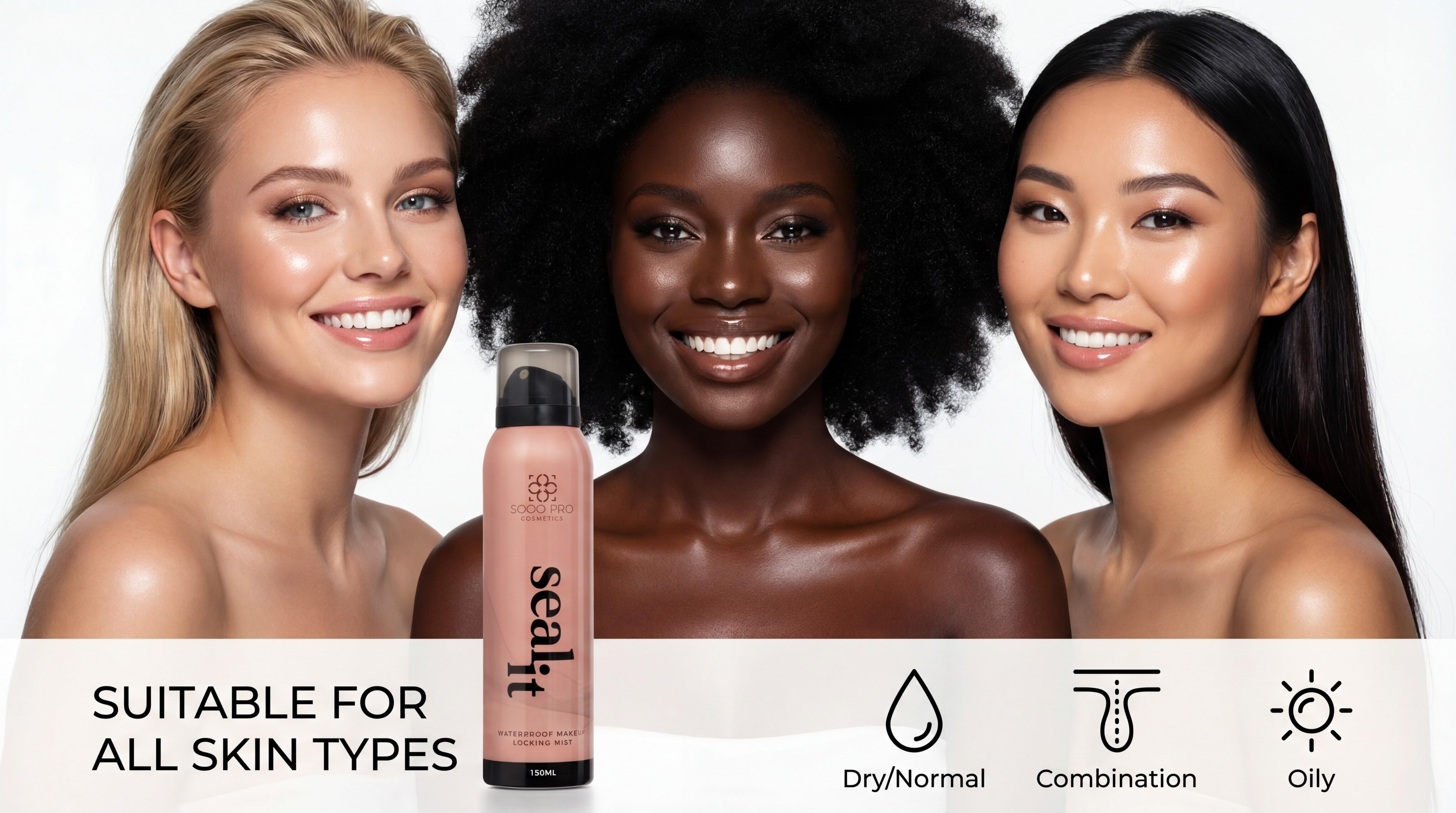 Seal It Makeup Setting Spray – Waterproof, Transfer Proof, Sweat Proof, Long-Lasting All-Day Hold Mist Seal It Makeup Setting Spray – Waterproof, Transfer Proof, Sweat Proof, Long-Lasting All-Day Hold Mist