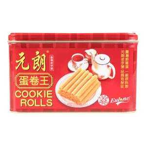 EULONG Hong Kong Original Flavor Egg Rolls 454g - Classic Crispy Snack for Festive Gifts & Chinese New Year