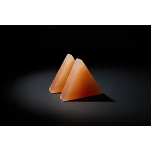 Triangle Orange Selenite Charging Plate  Cleanse & Recharge Tools Intuitive Crystal Home