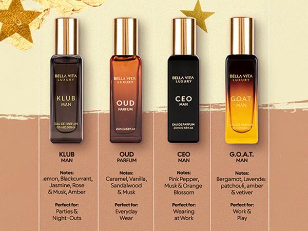 Night Fever Mafia by BellaVita Luxury | Perfume Combo Gift Set | 100 ml + Men’s Gift Set 4×20 ml | Night Fever, Oud Parfum, Klub Man, GOAT Man & CEO Man | Long Lasting Eau De Parfum | Vegan & Cruelty Free