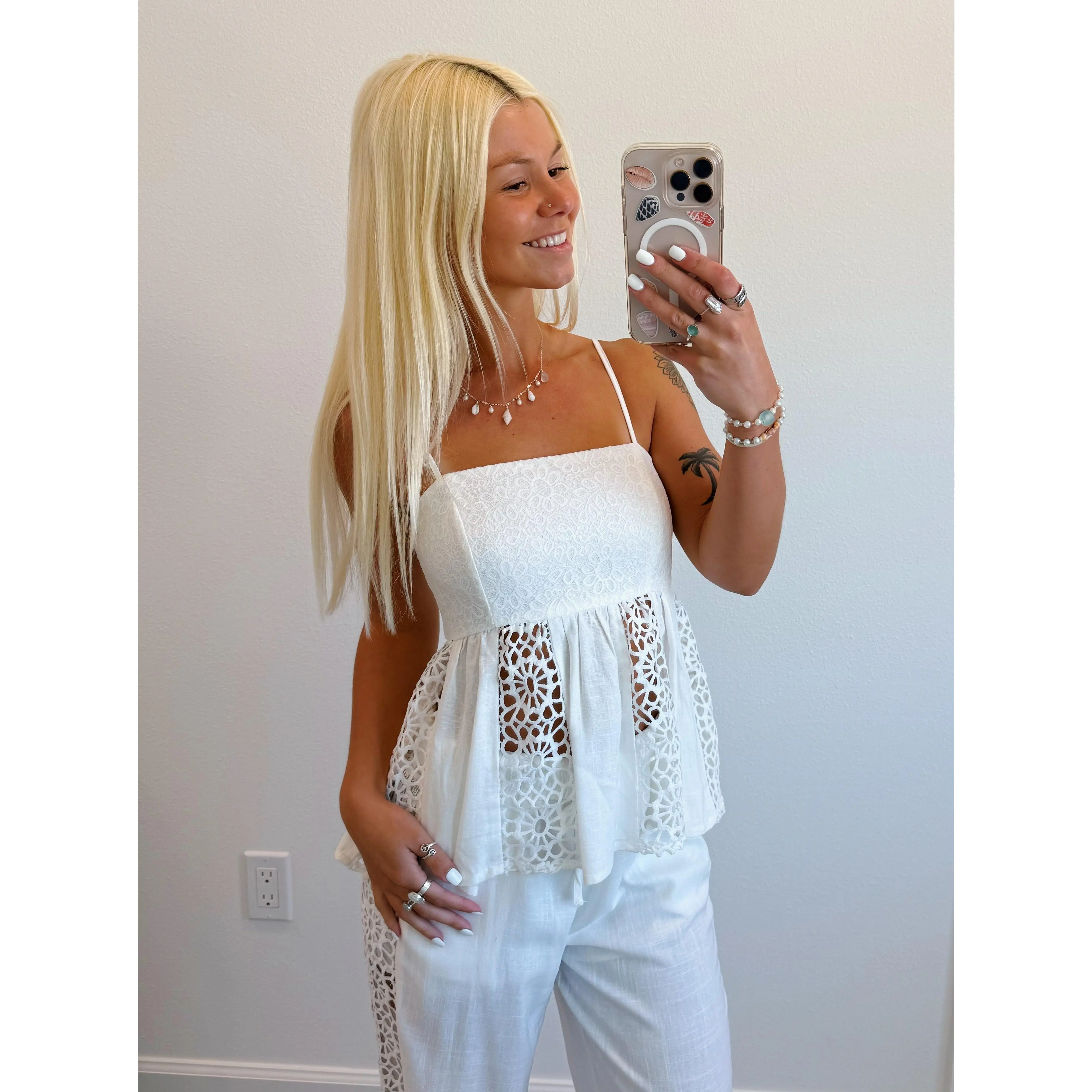 crochet tank top outfit - TikTok Shop