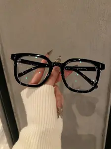 Elevate your daily look with these Trendy Blue Light Blocking Glasses!  Must-have Black Square Frame Eyeglasses for digital eye strain relief. Stylish Oversized Glasses Frame, the perfect "no-makeup" hack!  Shop now for the ultimate Retro Chic vibe.