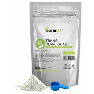 100% PURE Trans Resveratrol Anti-Aging Powder NONGMO ORGANIC USA KOSHER