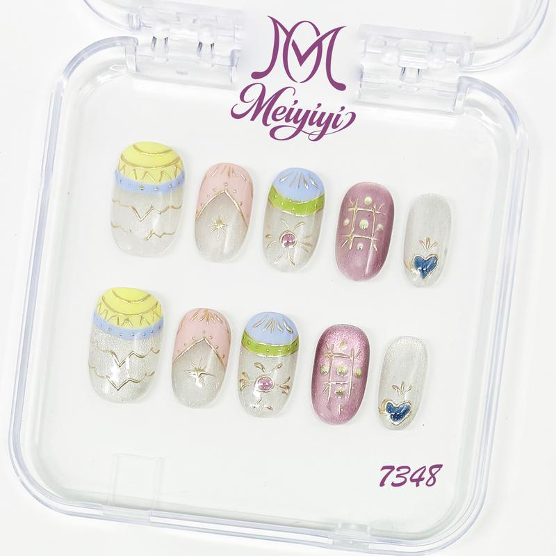 .DP.7348.Minimalist Hand-Drawn Wearable Nails