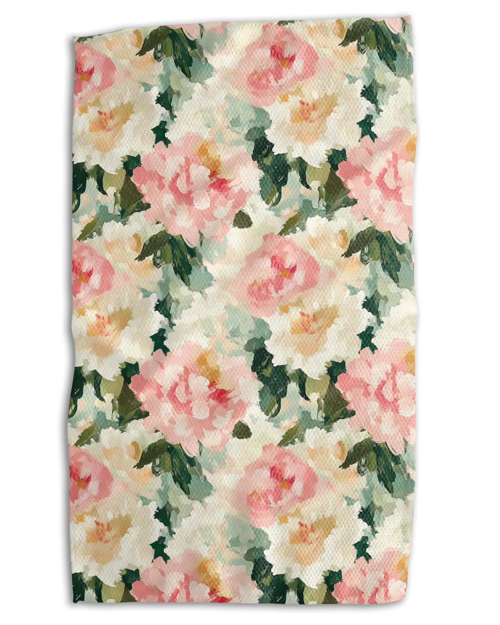 Abstract Hibiscus Kitchen Towel