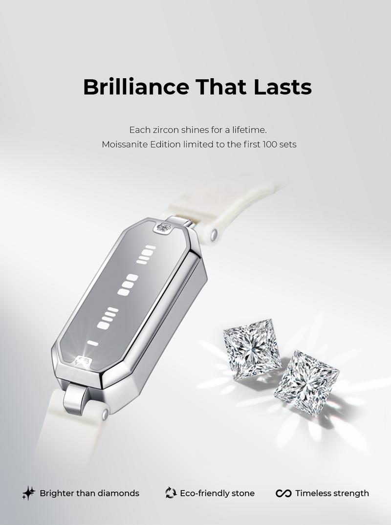 totwoo Morse Love Long Distance Touch Bracelets with Silicone Remote Vibration & Flash Sync Love Connect Gift for Couples Sun&Moon Women Jewelry