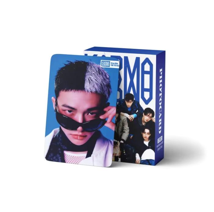127pcs New Album KARMA HOP Photo Card Stickers Kpop Merch Lomo Cards Set Fans Collection Cards Gift